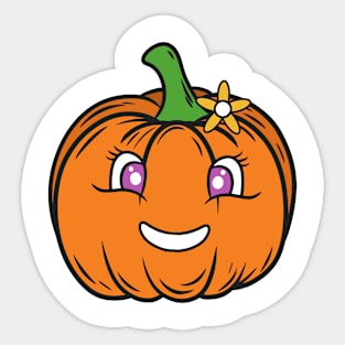 Lady pumpkin Sticker